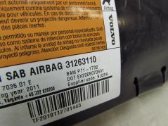 VOLVO S60 II V60 10-18 PODUSZKA AIRBAG FOTELA KIEROWCY LEWA 31263110