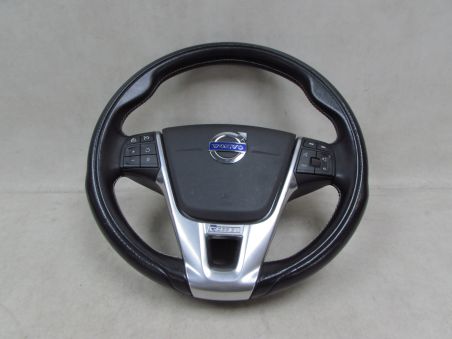 VOLVO S60 II V60 R-DESIGN 10-17 KIEROWNICA MULTIFUNKCJA SKORA PODUSZKA AIRBAG