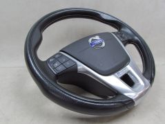 VOLVO S60 II V60 R-DESIGN 10-17 KIEROWNICA MULTIFUNKCJA SKORA PODUSZKA AIRBAG