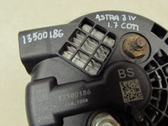 OPEL ASTRA J IV 1.7 CDTI 09-15 ALTERNATOR 100A 13500186