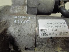 OPEL ASTRA J IV 1.7 CDTI 09-15 ROZRUSZNIK 8980147432