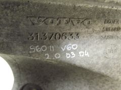 VOLVO S60 II V60 XC60 2.0 D3 D4 10-18 LAPA WSPORNIK PODUSZKA SILNIKA 31370633