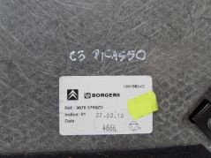CITROEN C3 PICASSO 08-17 WYKLADZINA PODLOGA POLKA BAGAZNIKA TYL 96705769ZD