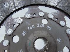 VOLVO PEUGEOT 1.6 D2 E-HDI 09-16 SPRZEGLO KOLO DWUMASOWE TARCZA 7MM DOCISK 9675022680