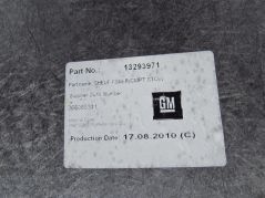 OPEL ASTRA J IV HB 5D 09-15 WYKLADZINA PODLOGA BAGAZNIKA TYL 13293971