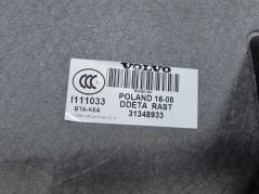 VOLVO S60 II 13-18 WYKLADZINA PODLOGA BAGAZNIKA TYL 31348933