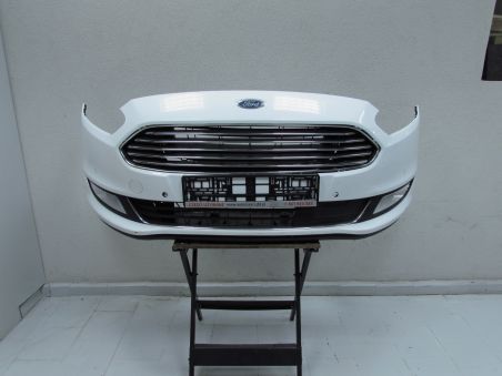 FORD GALAXY MK4 15-19 ZDERZAK PRZOD 6 X PDC HALOGENY FROZEN WHITE H7