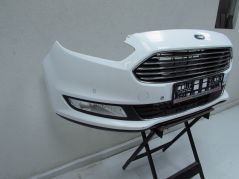 FORD GALAXY MK4 15-19 ZDERZAK PRZOD 6 X PDC HALOGENY FROZEN WHITE H7