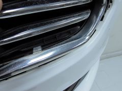 FORD GALAXY MK4 15-19 ZDERZAK PRZOD 6 X PDC HALOGENY FROZEN WHITE H7