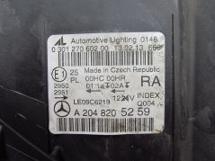 MERCEDES C KLASA W204 LIFT FL 11-14 LAMPA PRAWA PRZOD REFLEKTOR A2048205259 UK