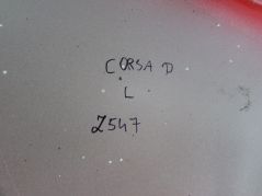 OPEL CORSA D 06-14 BLOTNIK LEWY PRZOD Z547 DO ZALOZENIA