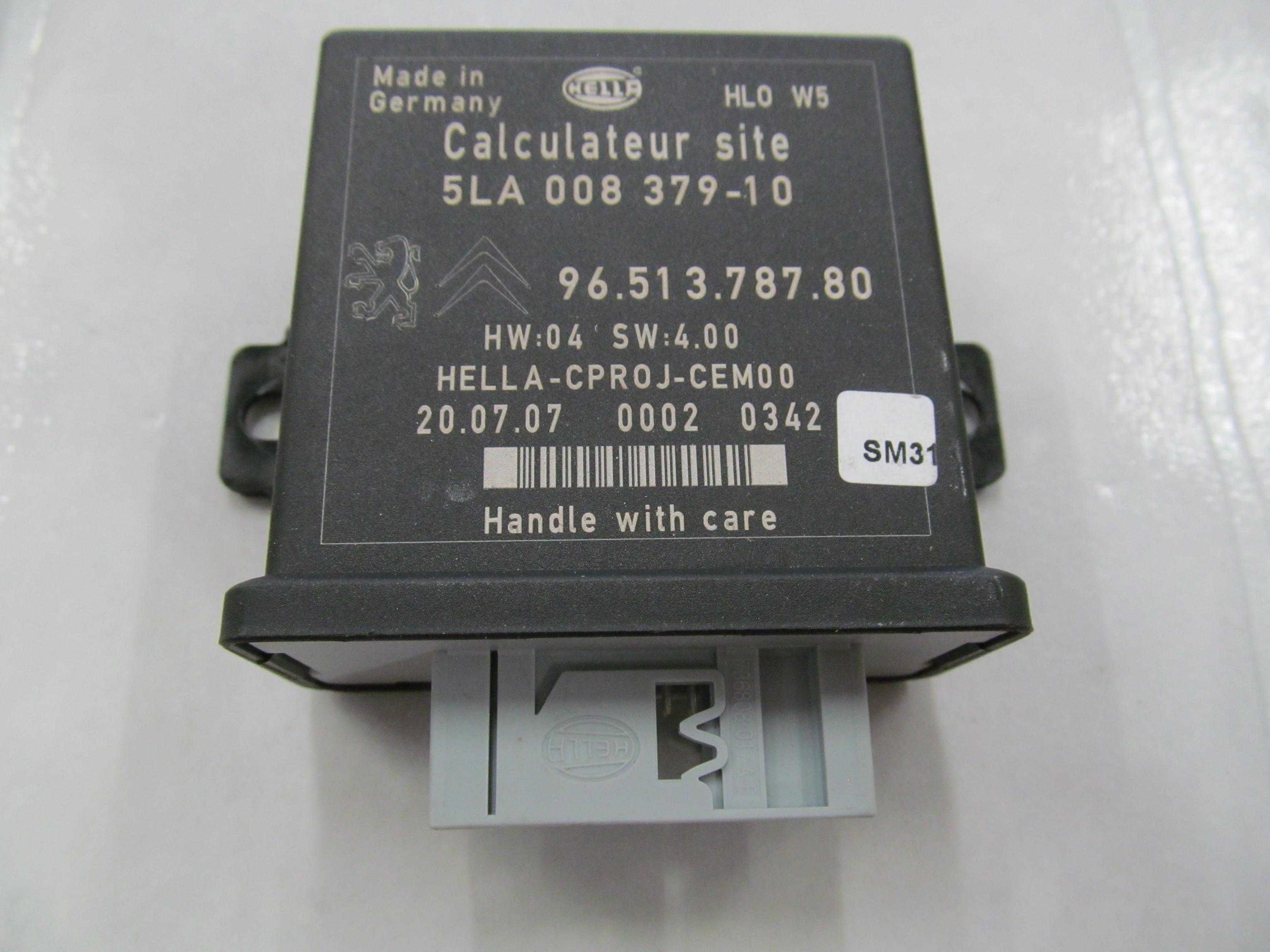 PEUGEOT 407 05- MODUL STEROWNIK SWIATEL 9651378780