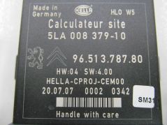 PEUGEOT 407 05- MODUL STEROWNIK SWIATEL 9651378780