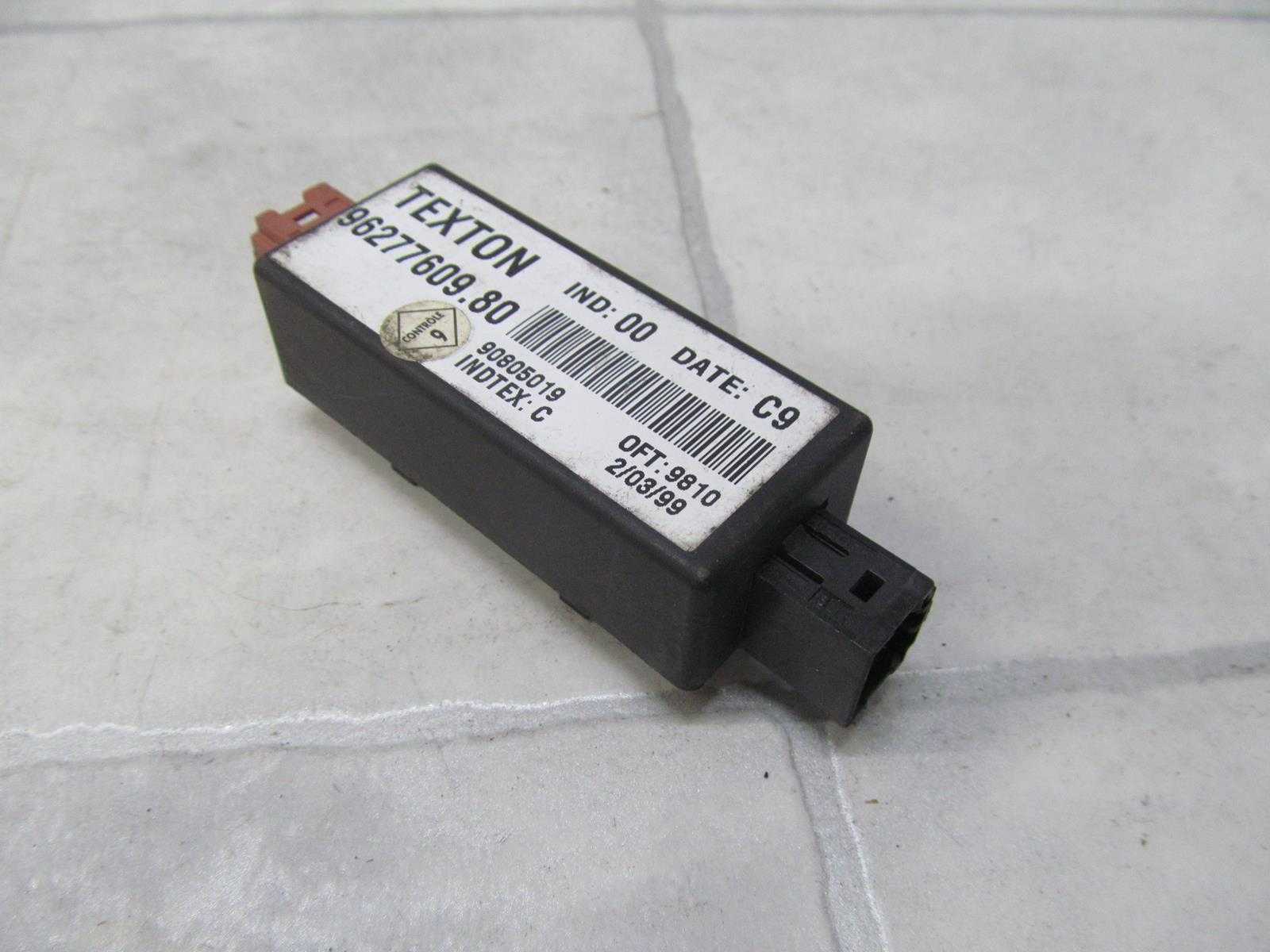 CITROEN XANTIA II 97-01 MODUL PRZEKAZNIK 9627760980
