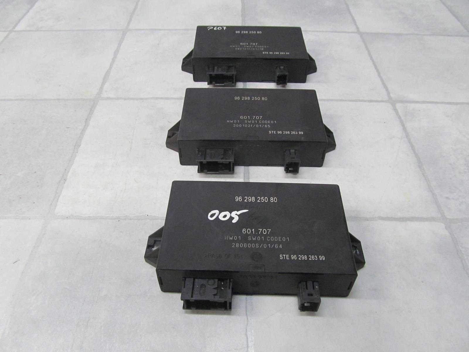 PEUGEOT 607 99-10 MODUL PARKOWANIA 9629825080