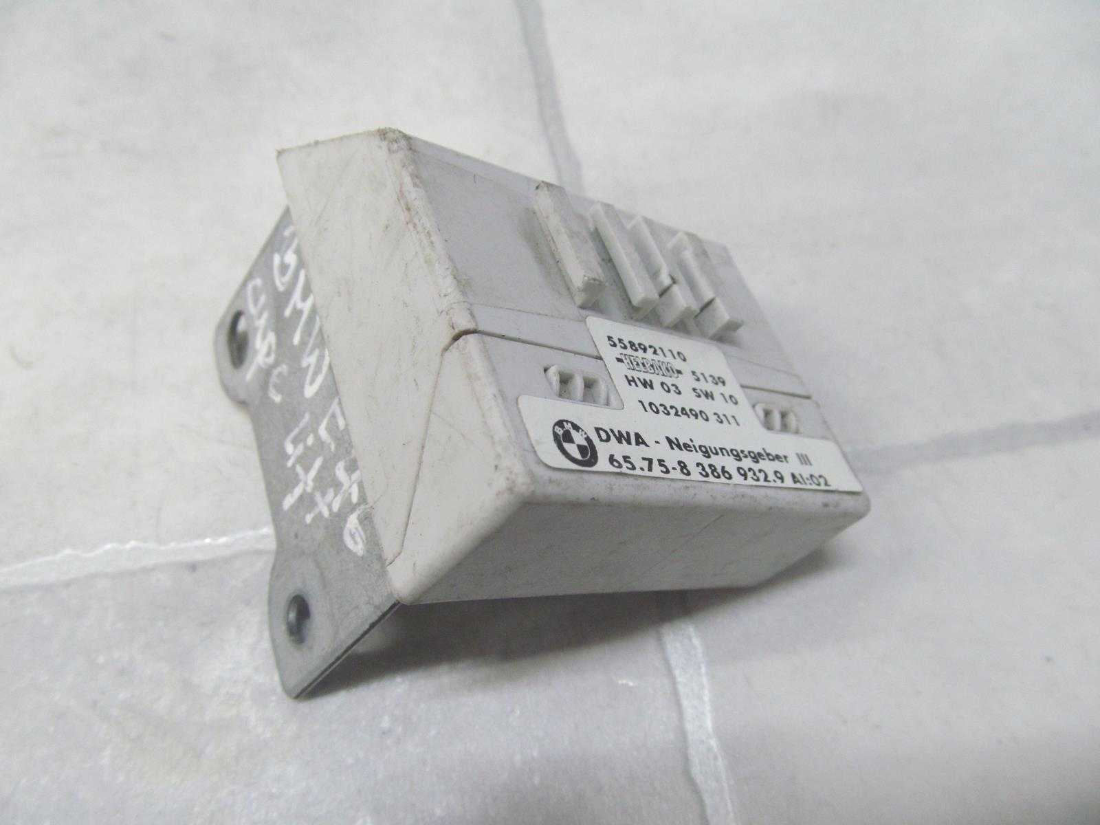 BMW E46 99-07 MODUL CZUJNIK NACHYLENIA ALARMU DWA 65.75- 8386932.9