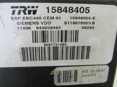 PEUGEOT 407 COUPE 05- POMPA HAMULCOWA ABS 15848405