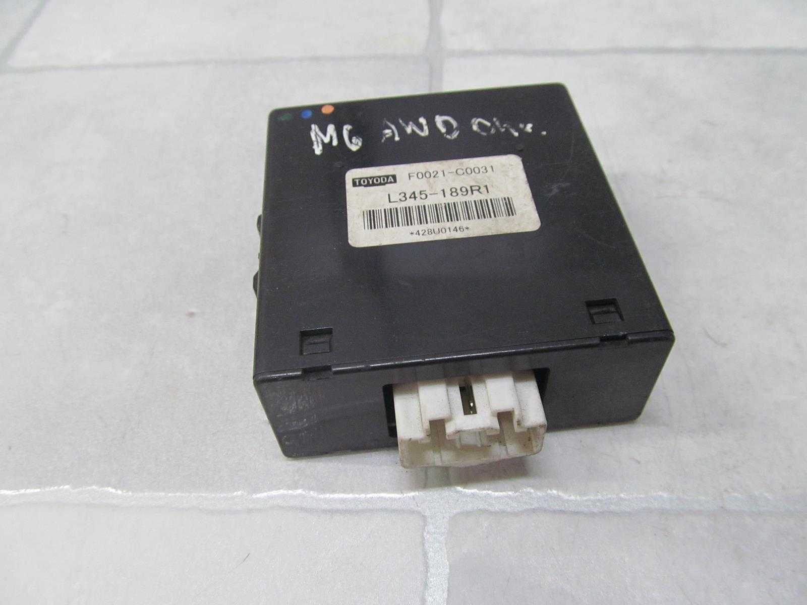 MAZDA 6 02-07 4X4 MODUL L345-189R1 F0021-C0031 MAZDA 6 02-07 4X4 MODUL L345-189R1 F0021-C0031