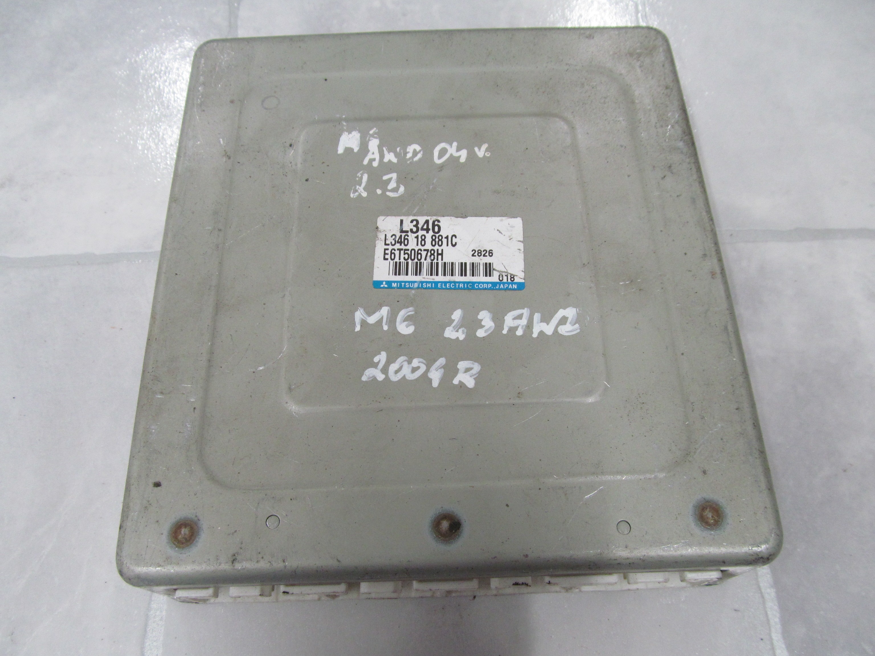 MAZDA 6 2.3 02- KOMPUTER STEROWNIK SILNIKA L346 18 881C E6T50678H
