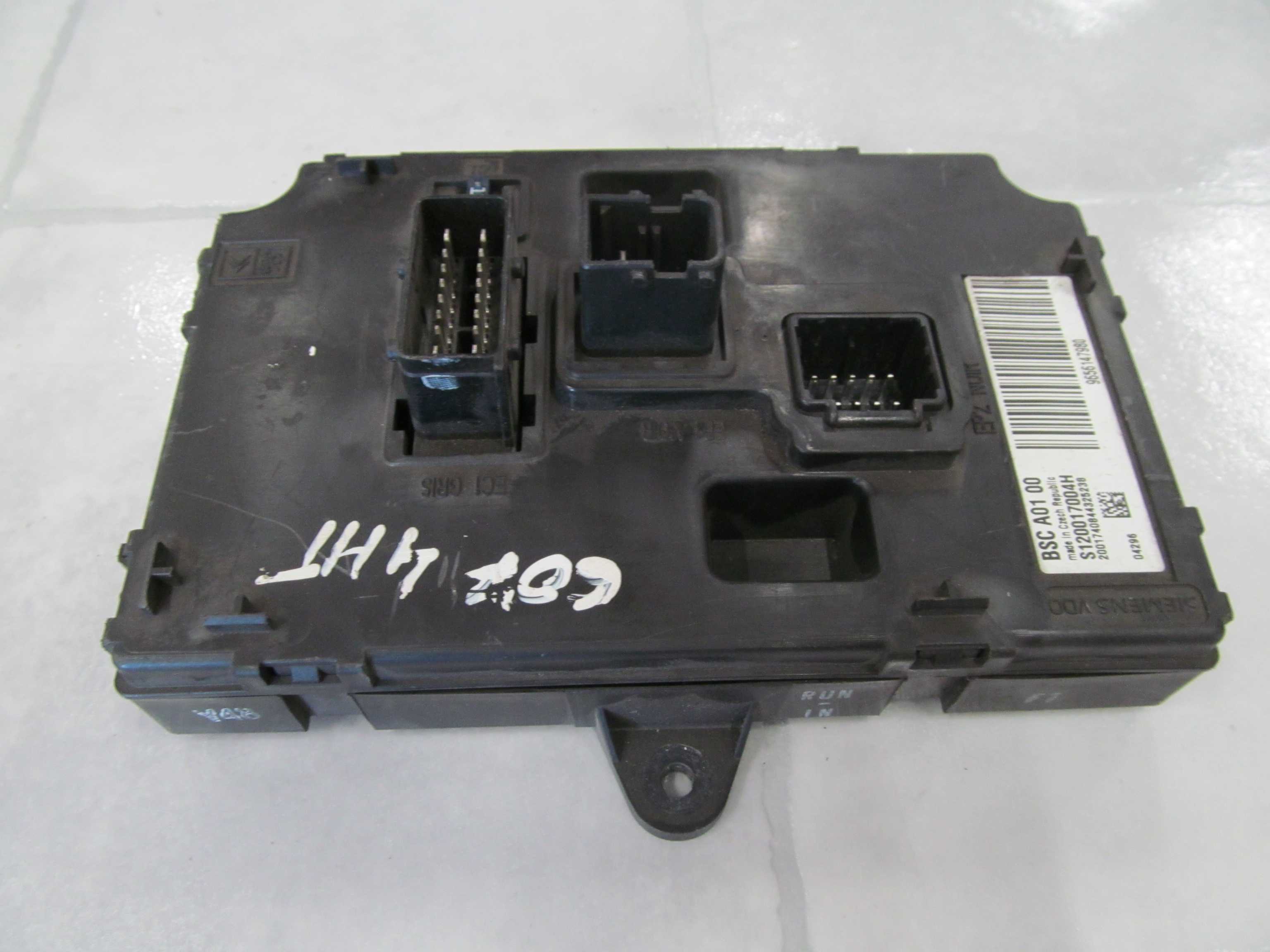 PEUGEOT CITROEN MODUL SKRZYNKA BSC A01 9656147980