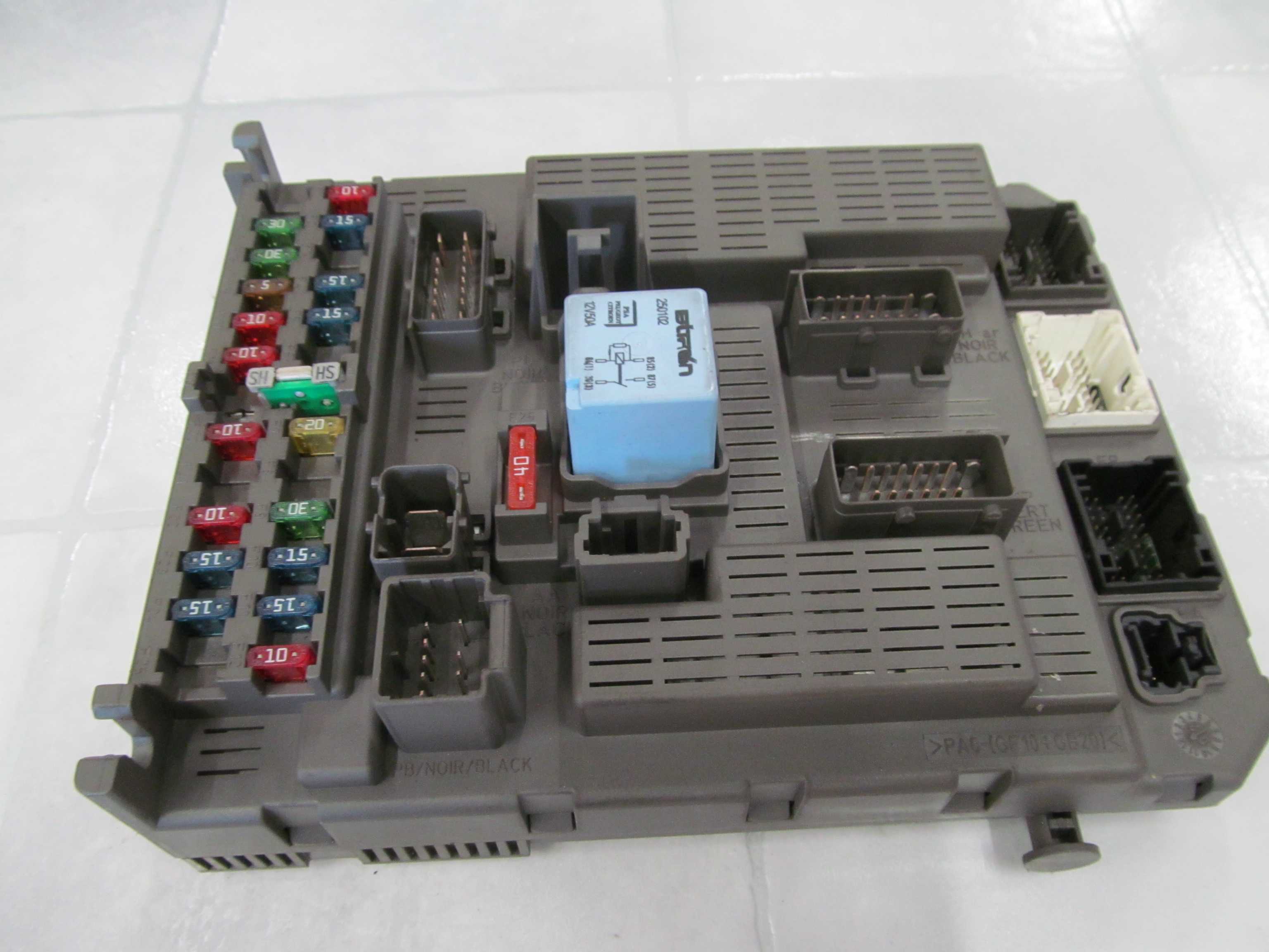 PEUGEOT CITROEN MODUL SKRZYNKA BSI 9649301780