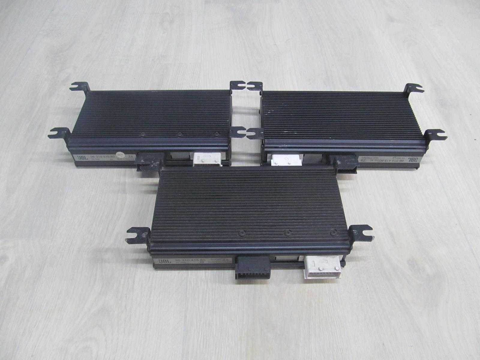 PEUGEOT 607 99-10 WZMACNIACZ FABRYCZNY JBL 9631041580