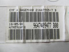 CITROEN C2 C3 WYSWIETLACZ ZEGAR 9647409477
