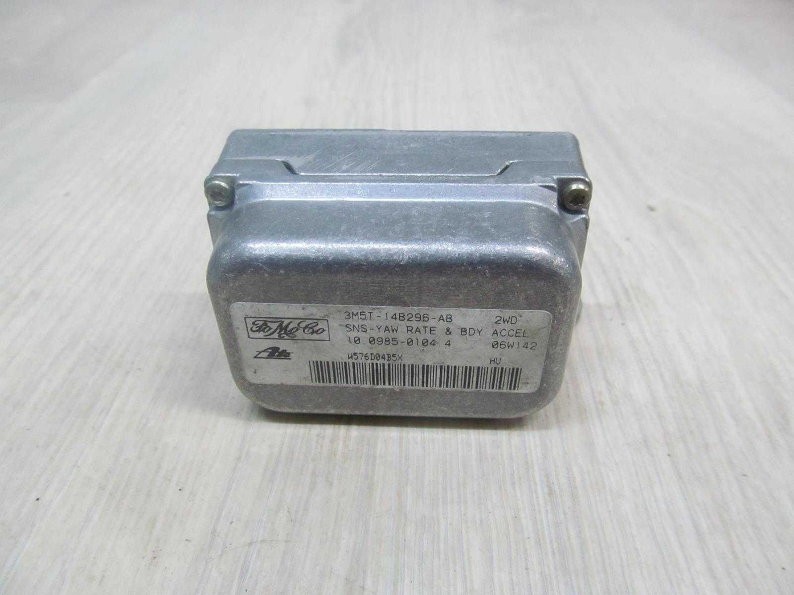 VOLVO V50 S40 II 04-12 MODUL CZUJNIK ESP 3M5T-14B296-AB 100985-01044