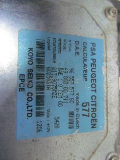 CITROEN C3 02-09 STEROWNIK WSPOMAGANIA 9655755780 577