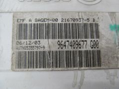 CITROEN XSARA  WYSWIETLACZ RADIA 9647409677