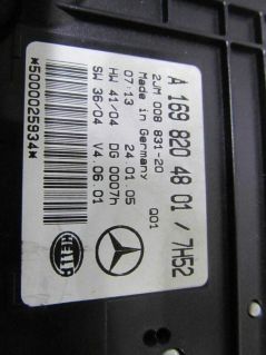 MERCEDES W169 04-12 LAMPKA OSWIETLENNIE KABINY A1698201801