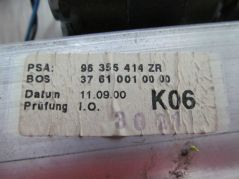 PEUGEOT 607 99-10 ELEKTRYCZNA ROLETA 96355414ZR