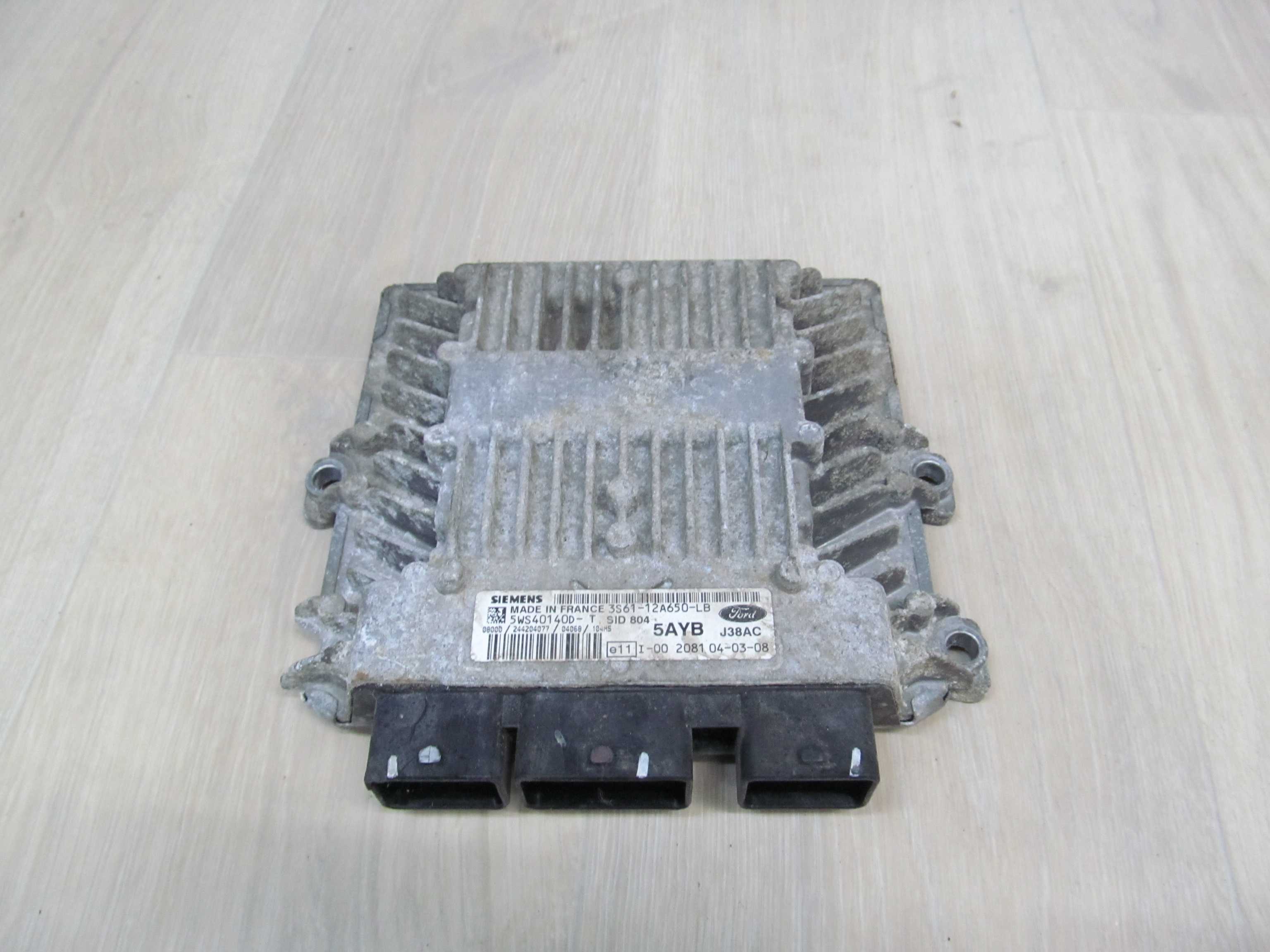 FORD FIESTA FUSION 1.4 TDCI KOMPUTER STEROWNIK 3S61-12A650-LB 5WS40140DT