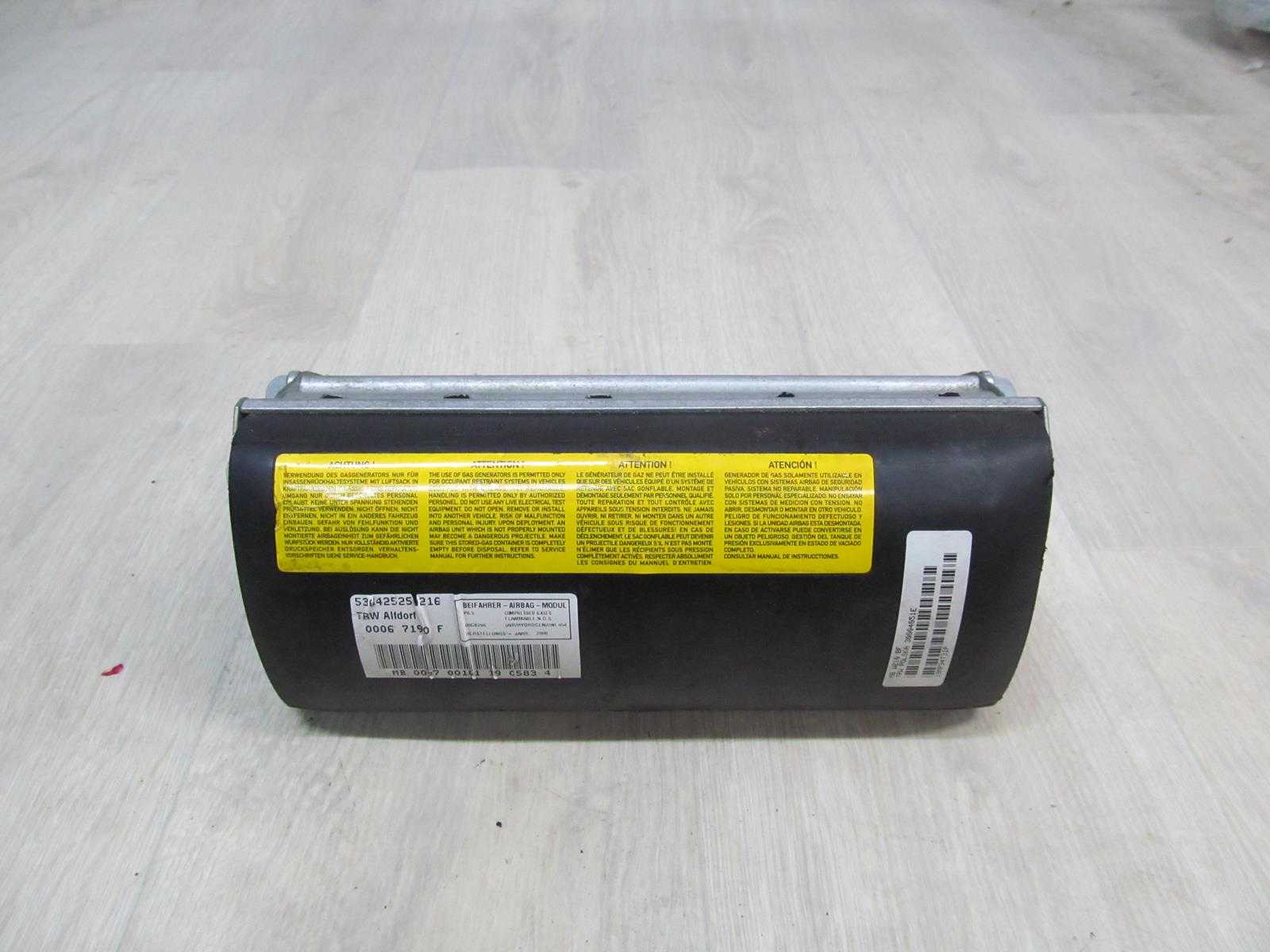 MERCEDES W210 PODUSZKA AIR BAG PASAZERA 2108600805
