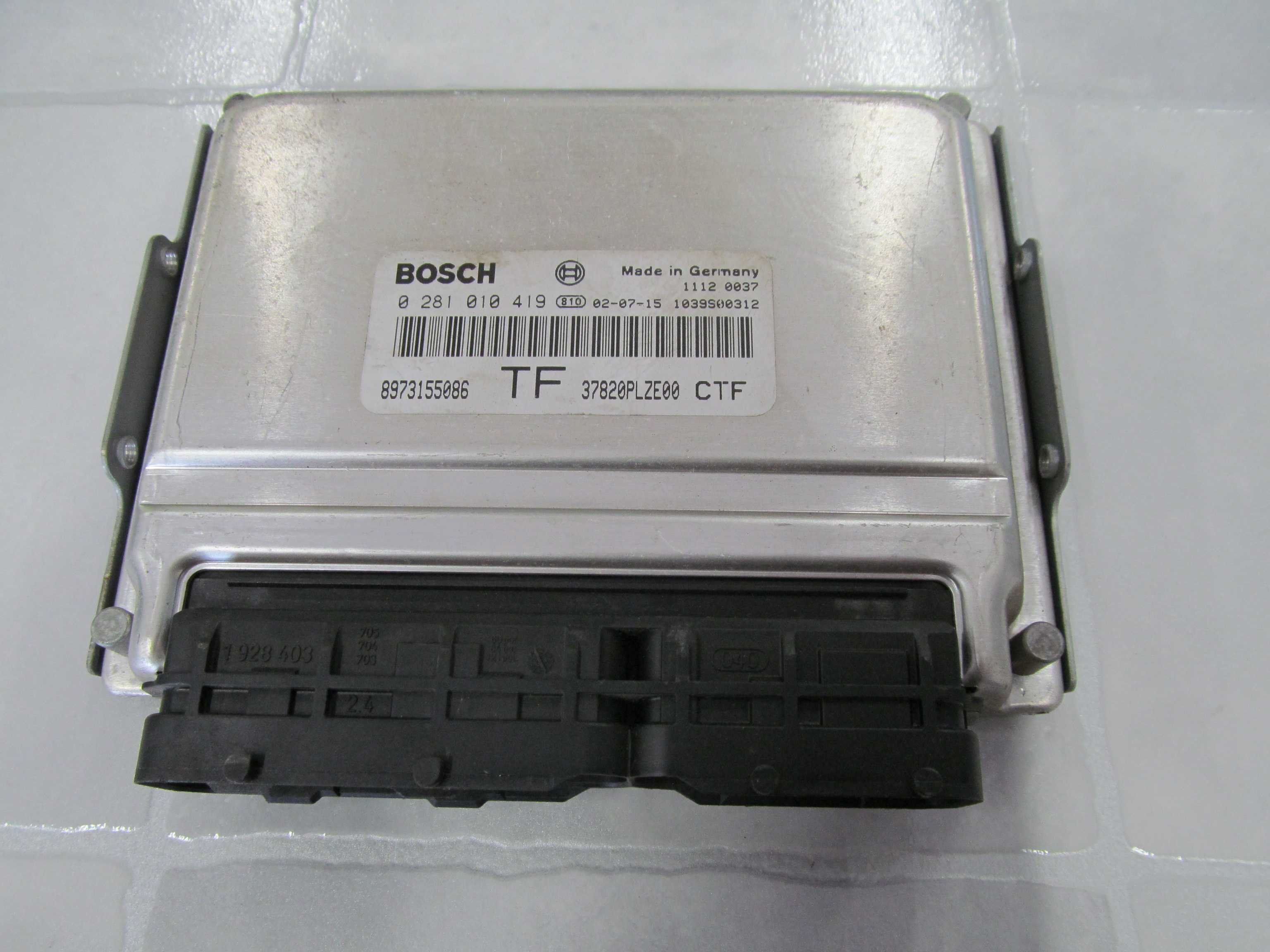 HONDA CIVIC VII 1.7 CDTI KOMPUTER STEROWNIK 0281010419 8973155086