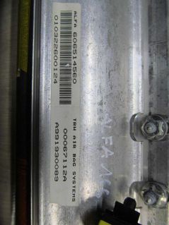 ALFA ROMEO 166 98-07 PODUSZKA AIRBAG PASAZERA 606514560