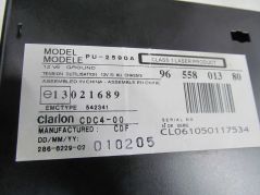 PEUGEOT 607 LIFT 04- ZMIENIARKA CD CLARION 9655801380