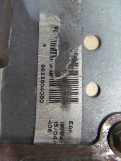 PEUGEOT 406 COUPE 95-05 PODUSZKA AIRBAG PASAZERA 9633804080