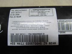 PEUGEOT 607 LIFT 04-10 PODUSZKA AIRBAG FOTEL PRAWY TYL 9648623080