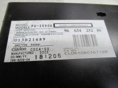 PEUGEOT 607 LIFT 04-10 ZMIENIARKA CD CLARION 9663425280