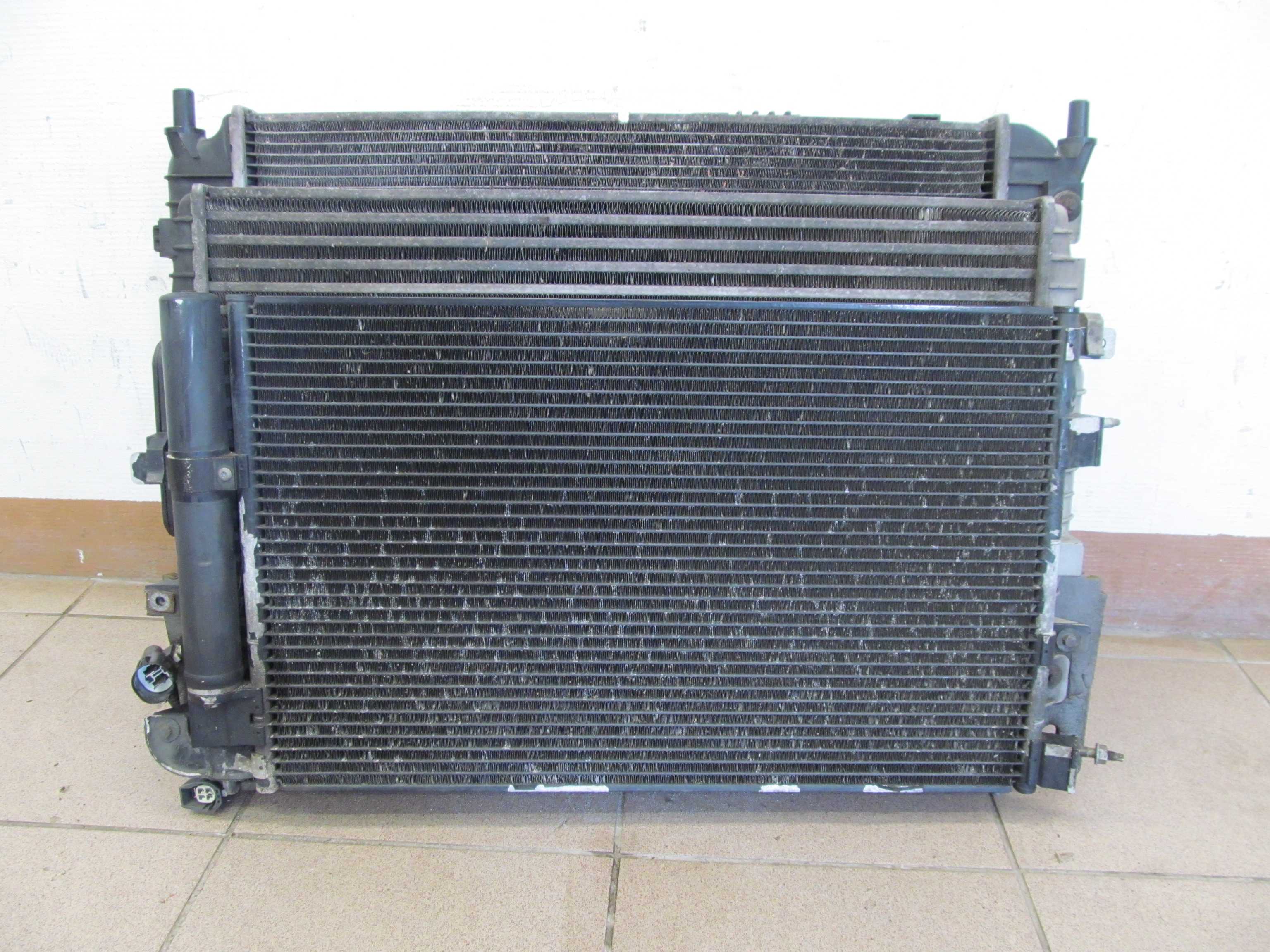 JAGUAR XF 2.7D 07/15 CHLODNICE INTERCOOLER WENTYLATOR KPL.