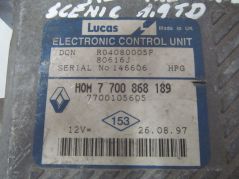 RENAULT SCENIC 1.9DTI KOMPUTER SILNIKA 7700868189