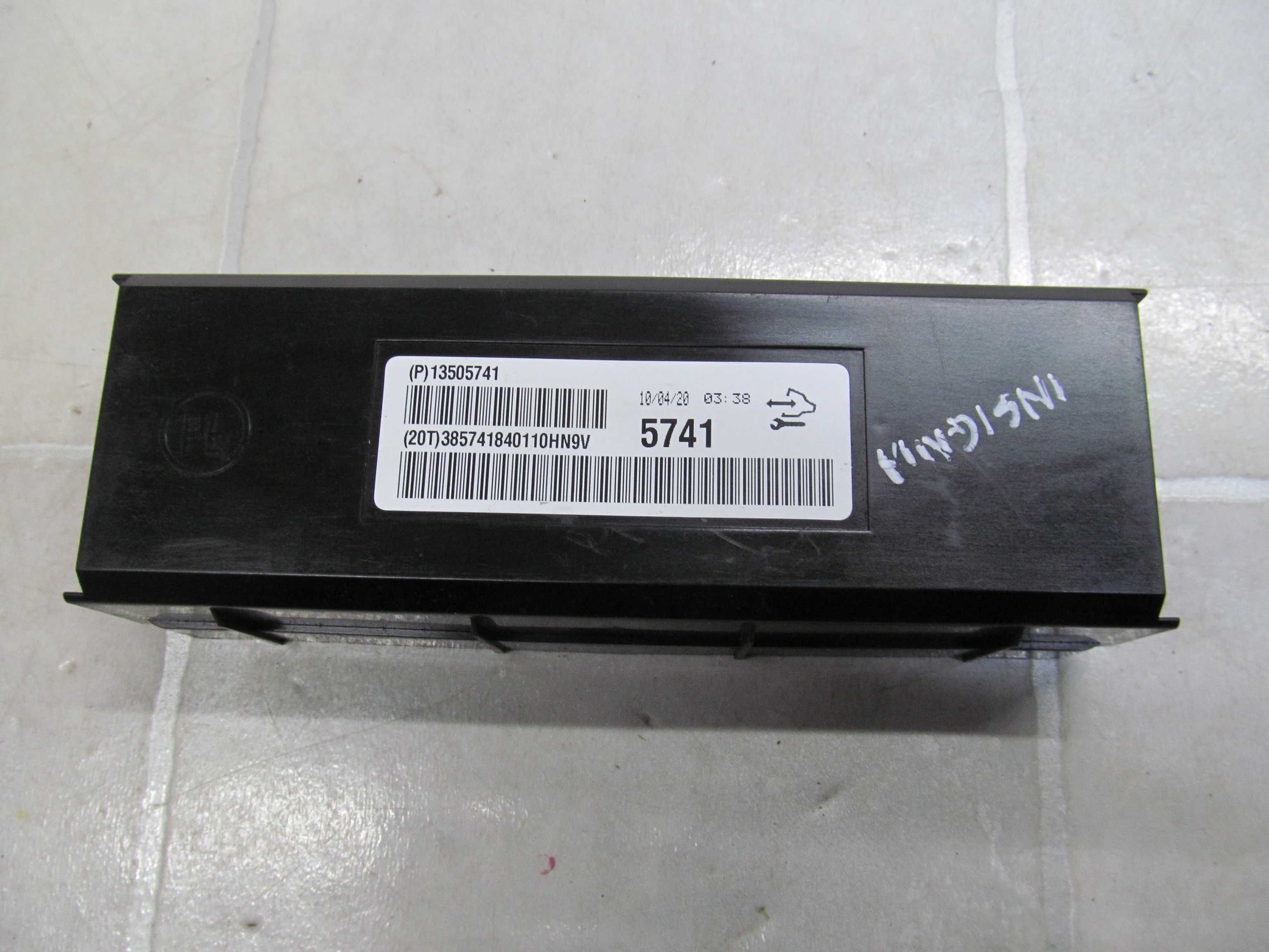 OPEL INSIGNIA MODUL STEROWNIK NAWIEWU 13505741 08-14