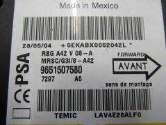 CITROEN C3 PLURIEL MODUL SENSOR AIRBAG 9651507580