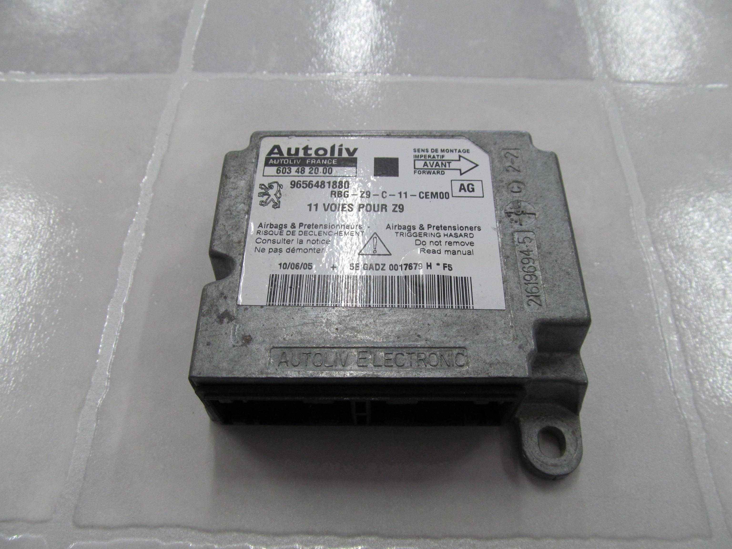 PEUGEOT 607 LIFT MODUL SENSOR AIRBAG 9656481880