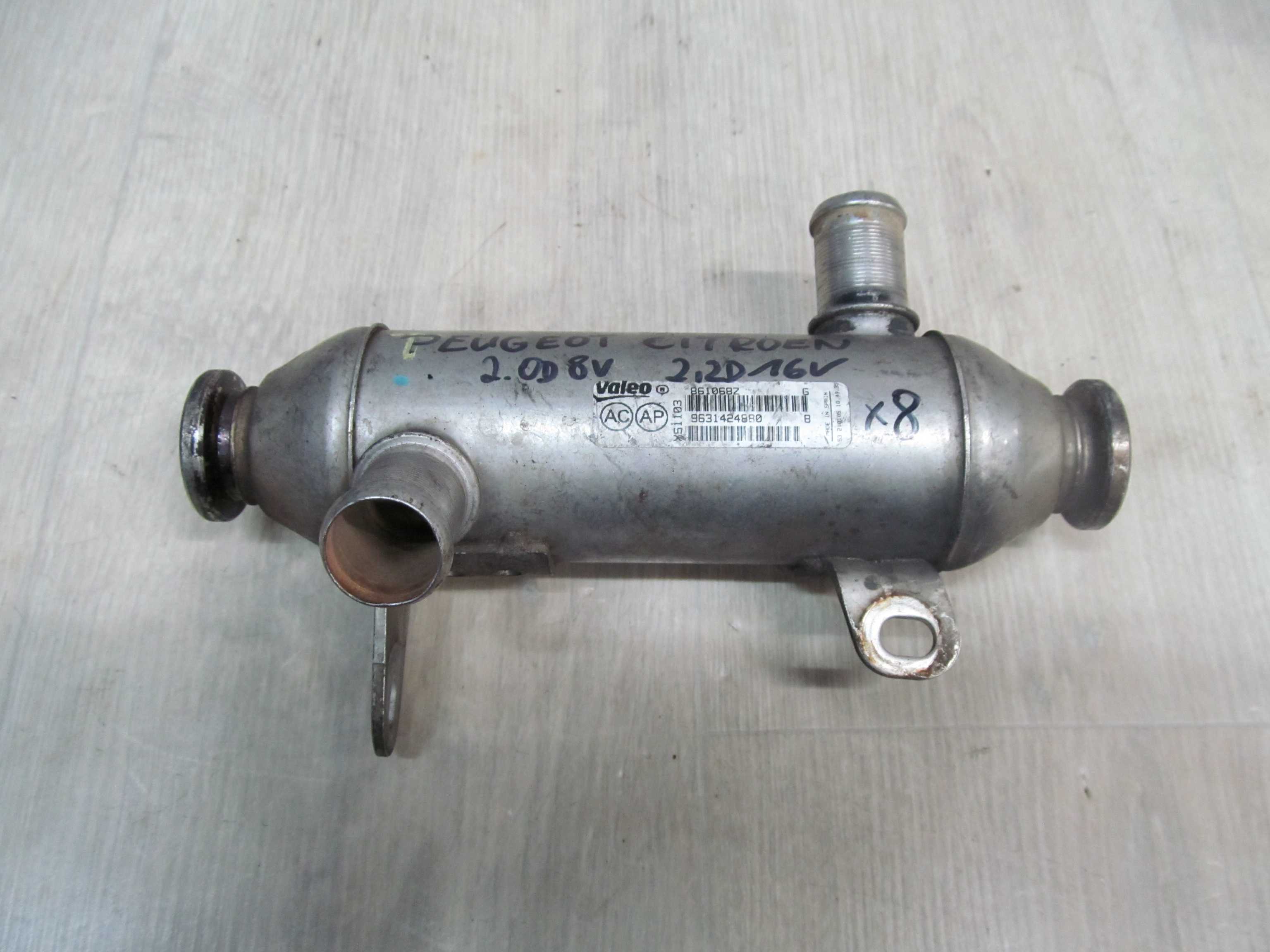 PEUGEOT CITROEN 2.2HDI CHLODNICZKA SPALIN EGR 9631424880