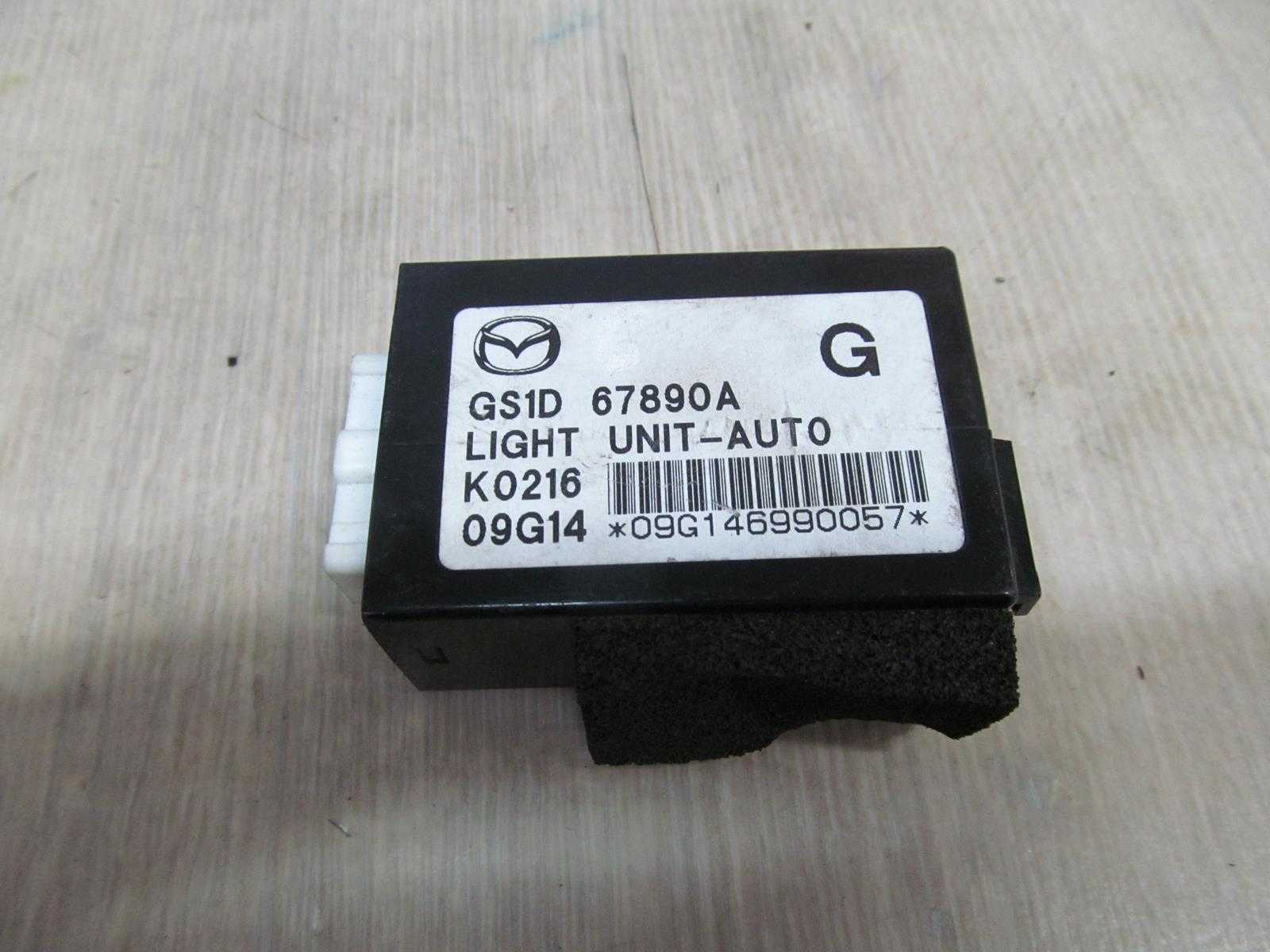 MAZDA 6 GH 07-13 MODUL STEROWNIK SWIATEL GS1D 67890A