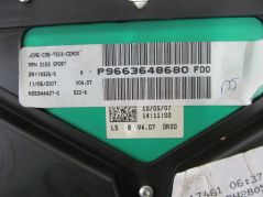 PEUGEOT 307 LIFT 1.6HDI LICZNIK ZEGAR 9663648680