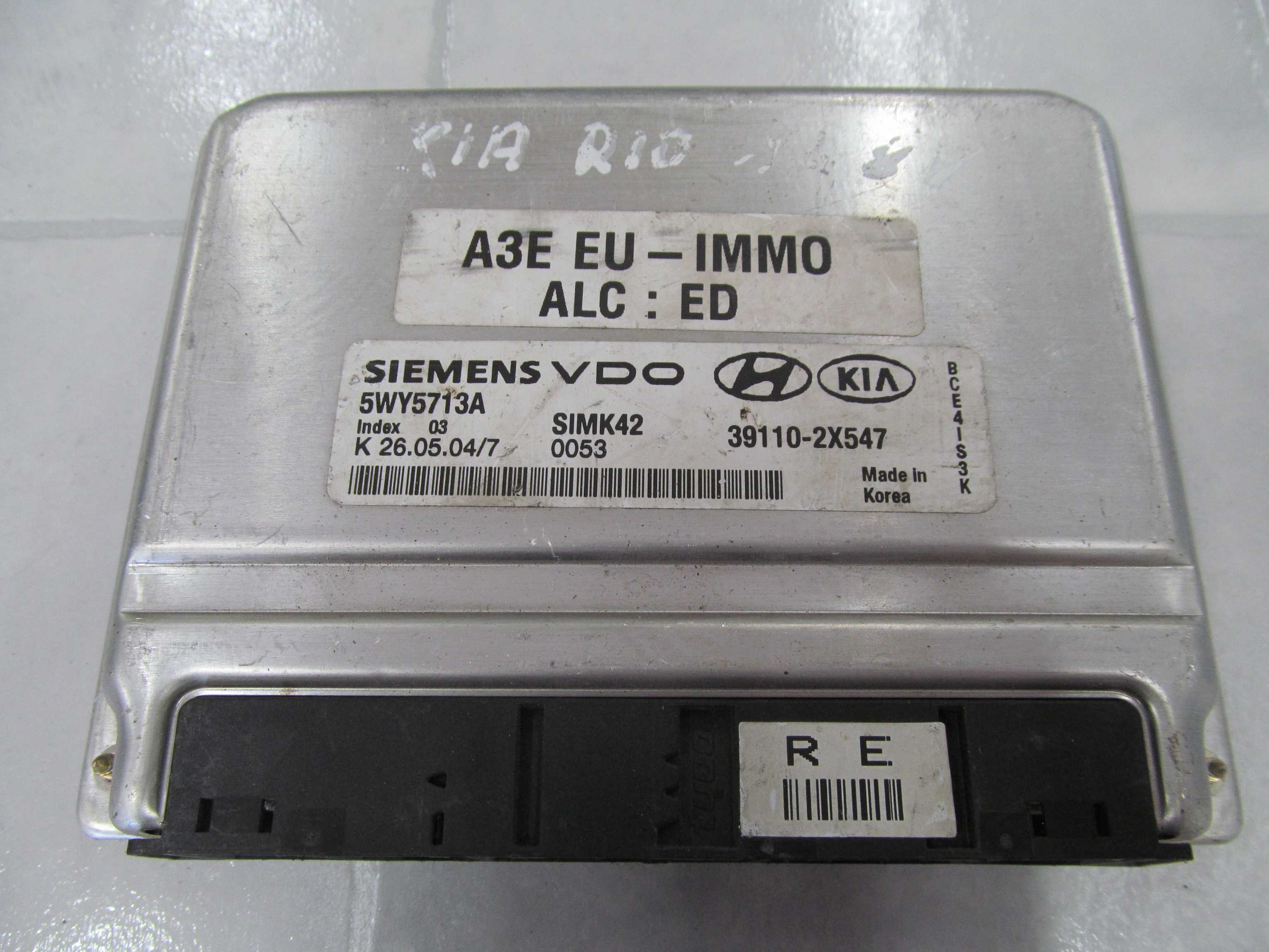 KIA HYUNDAI 1.4 KOMPUTER STEROWNIK 39110-2X547 c