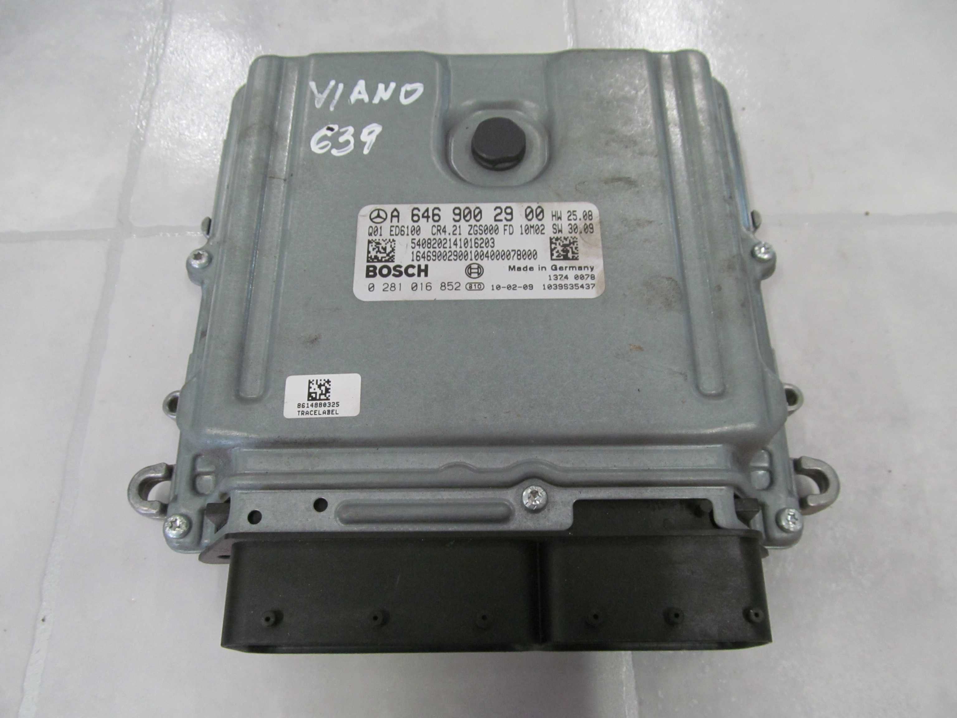 MB VITO 639 2.2 CDI KOMPUTER STEROWNIK A6469002900 0281016852